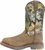 Side view of Double H Boot Mens 12 In  Wide Square Toe Rope Olive